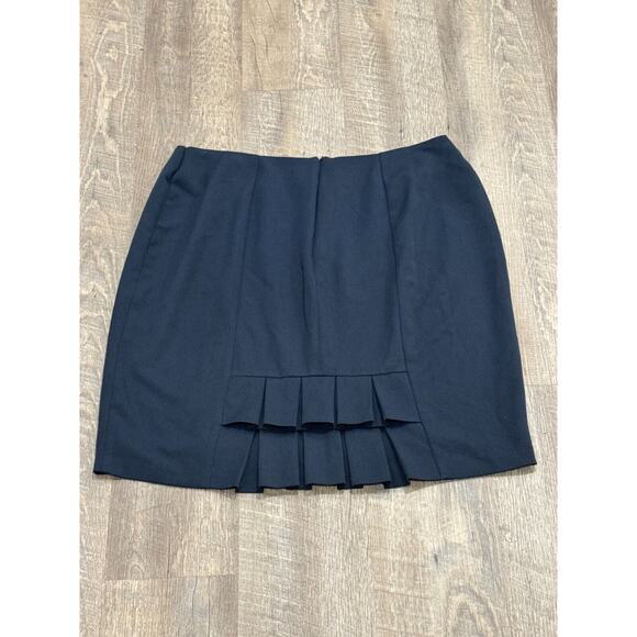 IGIGI Women NAVY Ruffle Skirt 18 Plus - SEE PICS - Picture 5 of 8